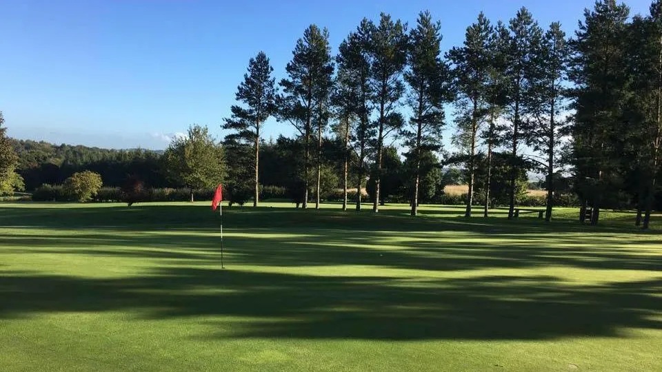 A view of the 15th green ... photograph by kind permission of Richmond (Yorks) Golf Club